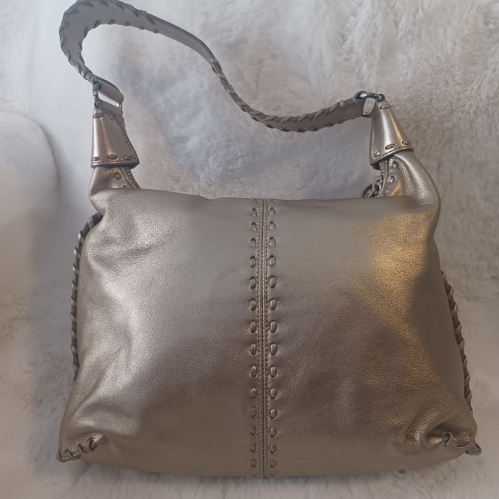 Vintage gold leather Michael Kors Purse - Picture 2 of 7